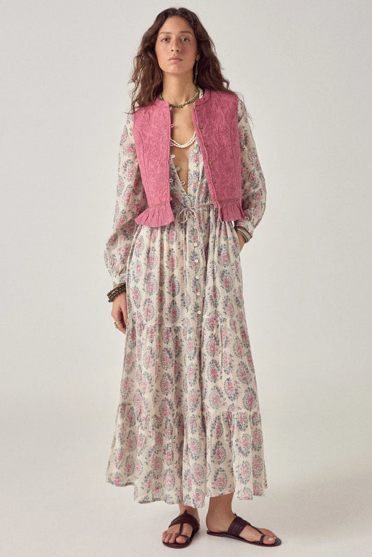 Maison Hotel Mia Vest in Punk Pink