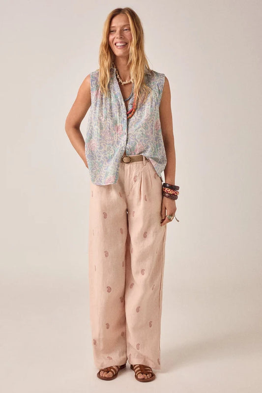 Maison Hotel Otto Pant in Antique Blush