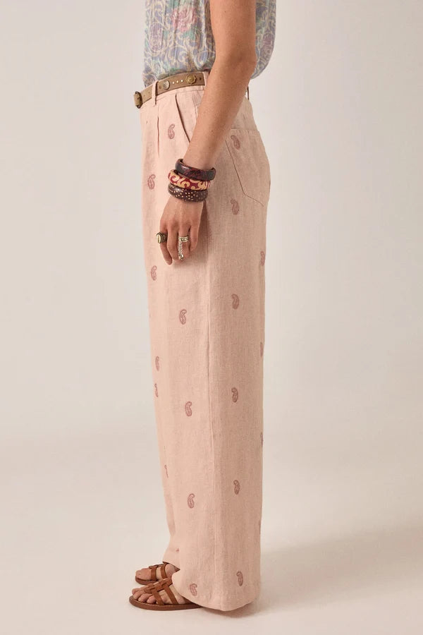 Maison Hotel Otto Pant in Antique Blush