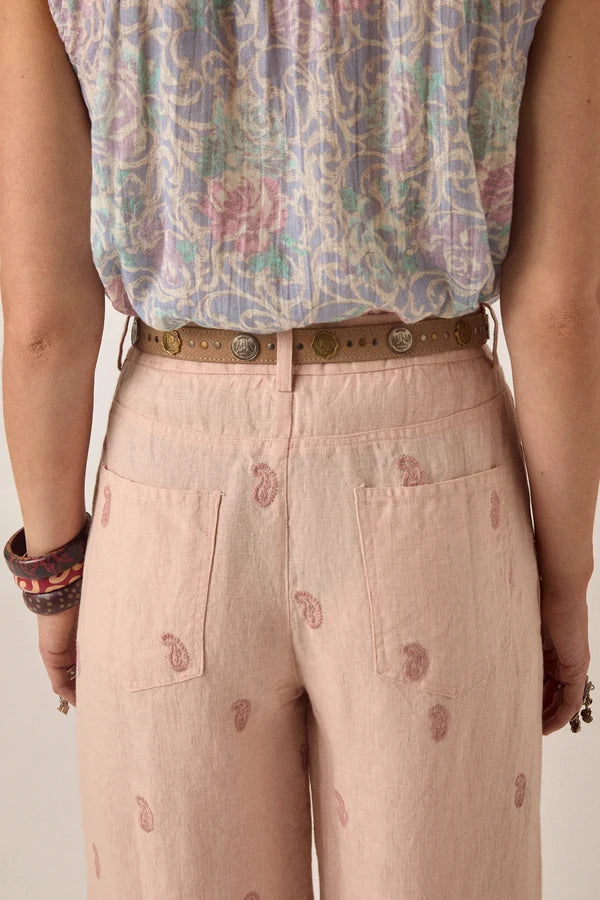 Maison Hotel Otto Pant in Antique Blush