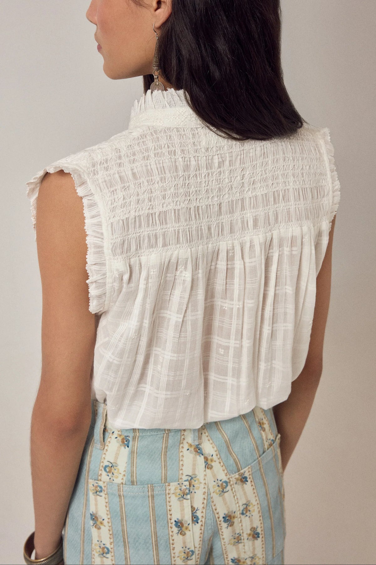 Maison Hotel Elvis Blouse in Nuage