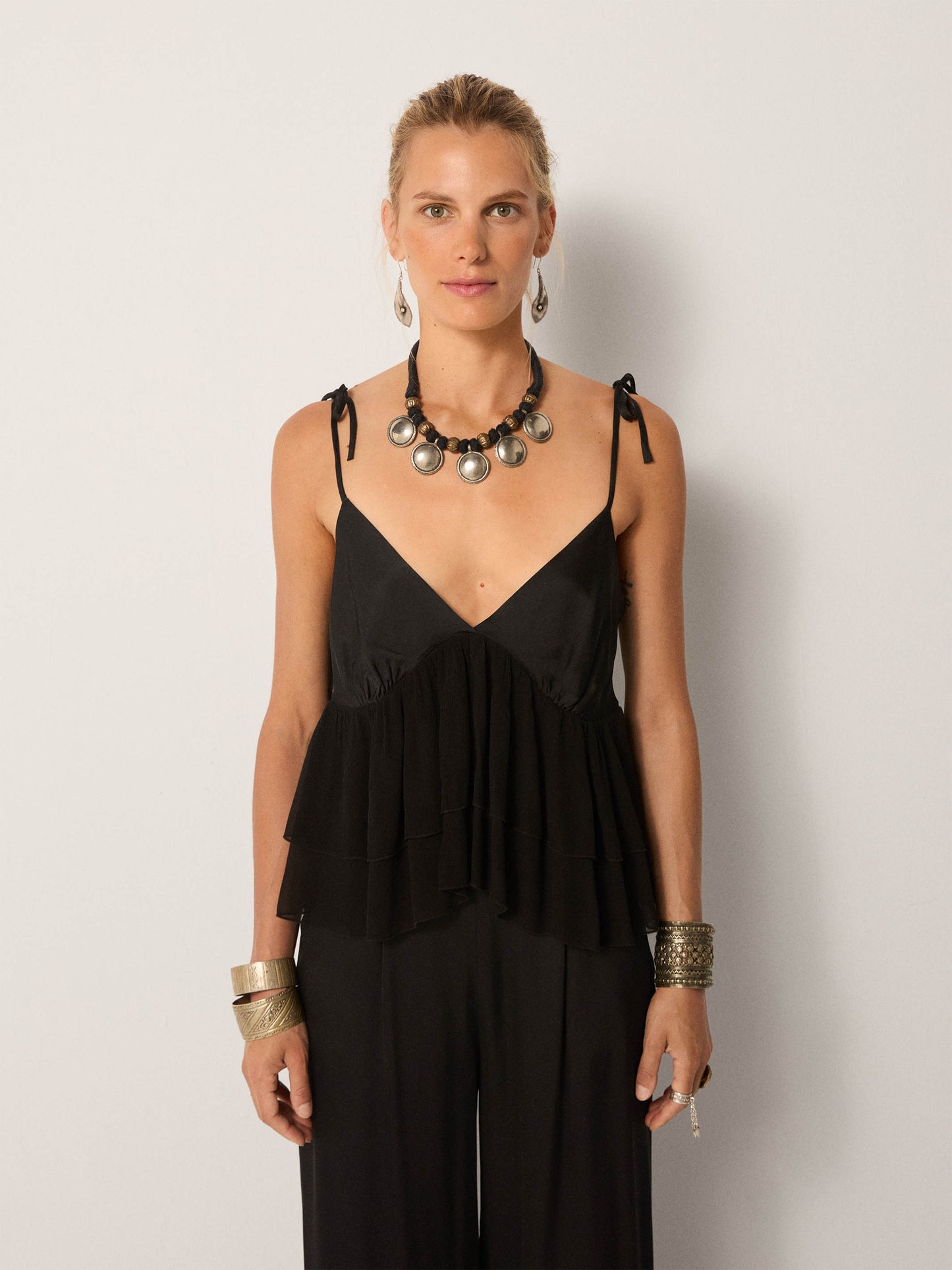 Maison Hotel Claire De Lune Nadine Blouse in Noir