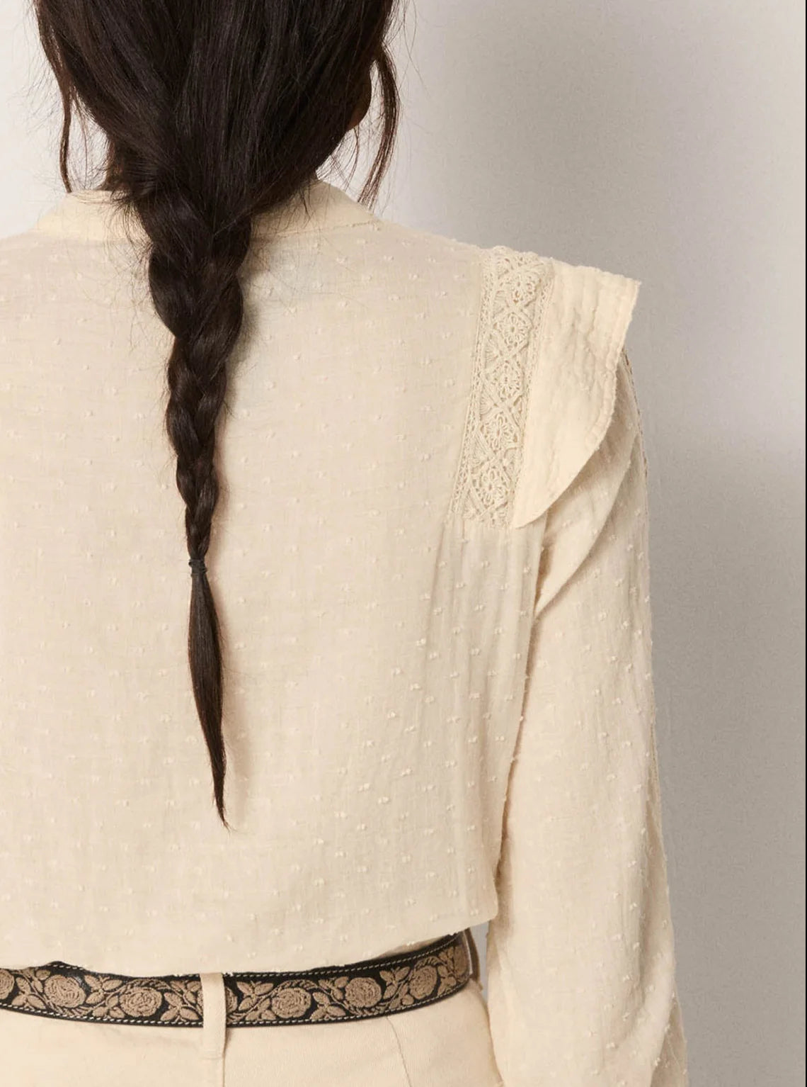 Maison Hotel Blanca Blouse in Romantic Dream Off White