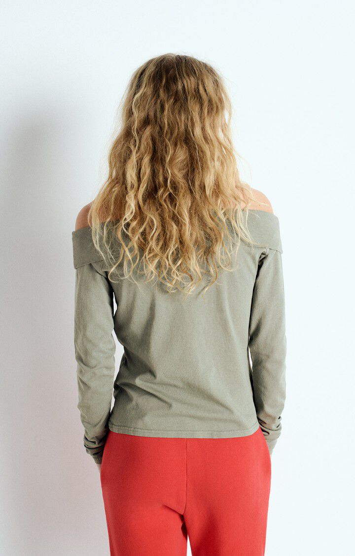 American Vintage L/S T-SHIRT Grey Green