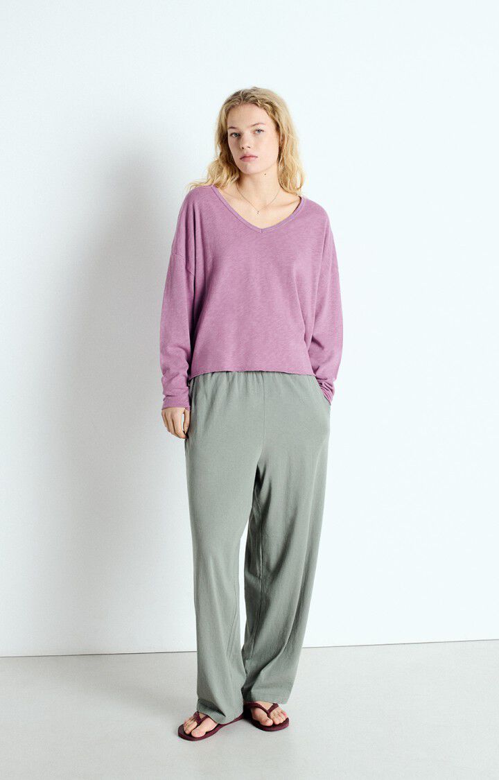 American Vintage Pants Grey Green