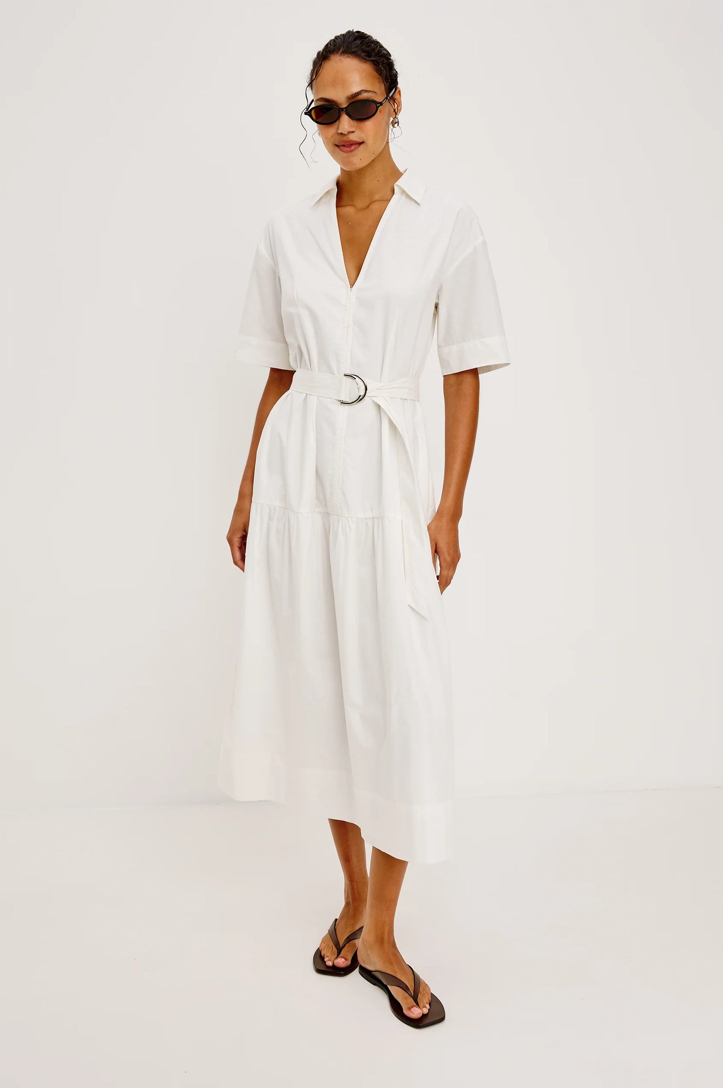 Rails Richmond Midi Dress in White