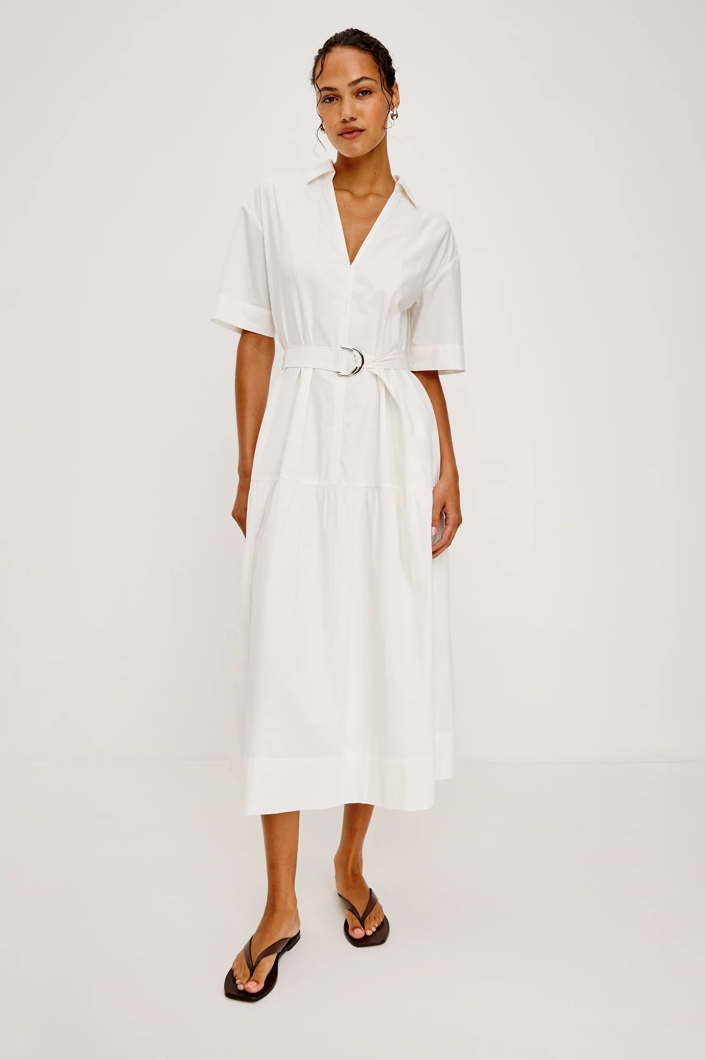 Rails Richmond Midi Dress in White