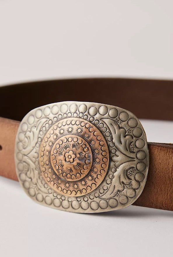Free People Roman Holiday Belt in Bronzed Age