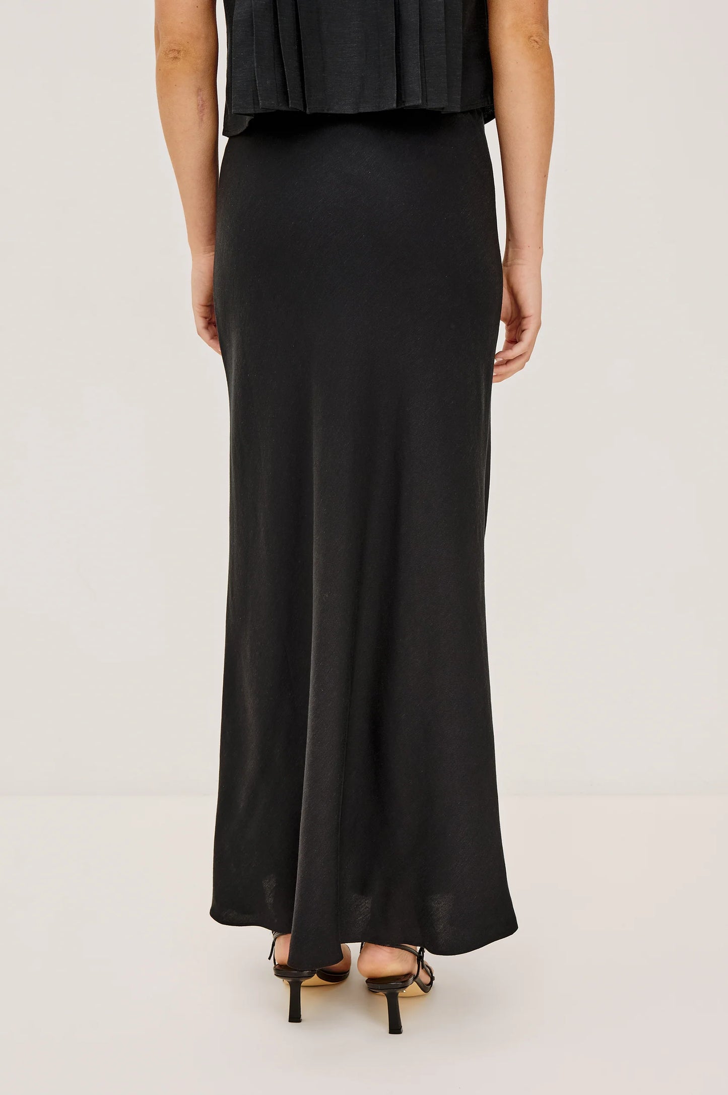Rails Romina Skirt in Black Linen