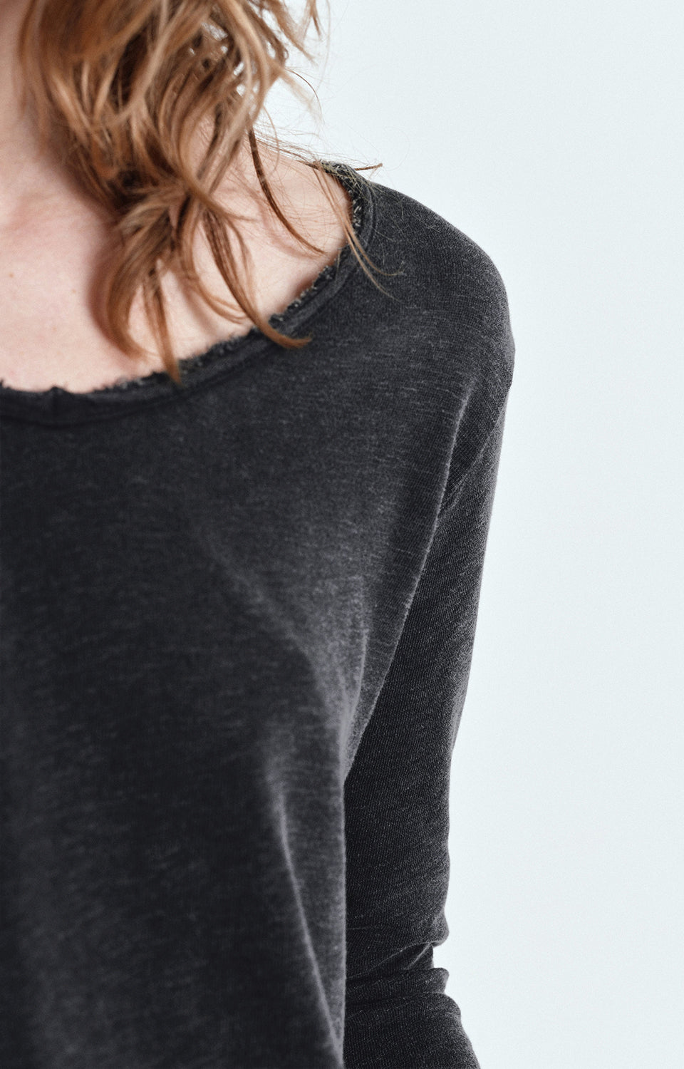 American Vintage  L/S T-Shirt in Vintage Black