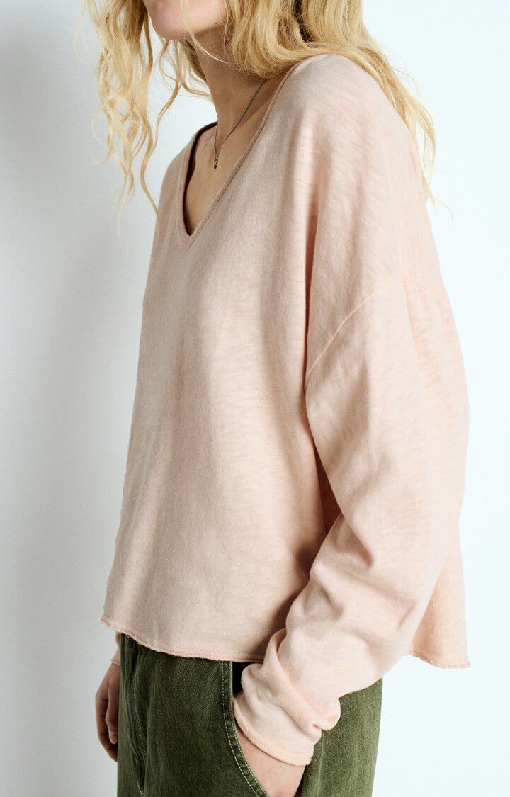 American Vintage Long Sleeve T-Shirt Vintage Biscuit