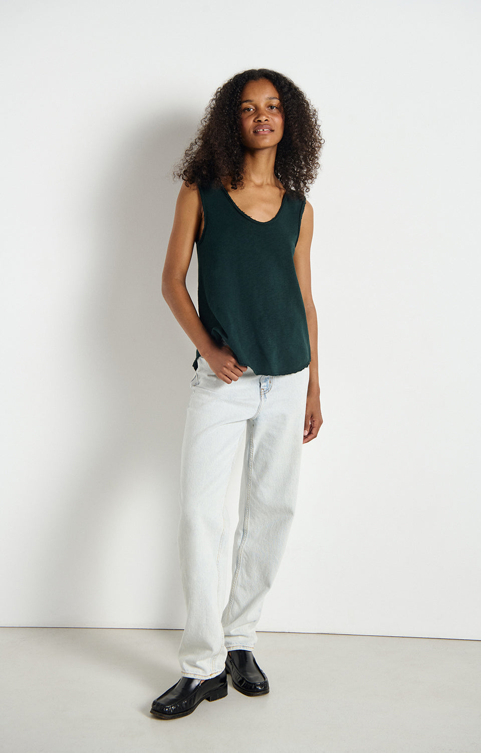 American Vintage Tank Top in Vintage Cypress