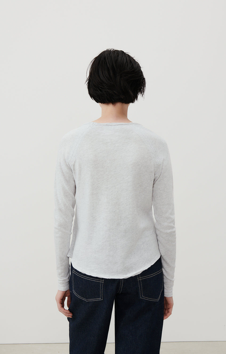 American Vintage L/S T-Shirt Artic Melange R-SON31G