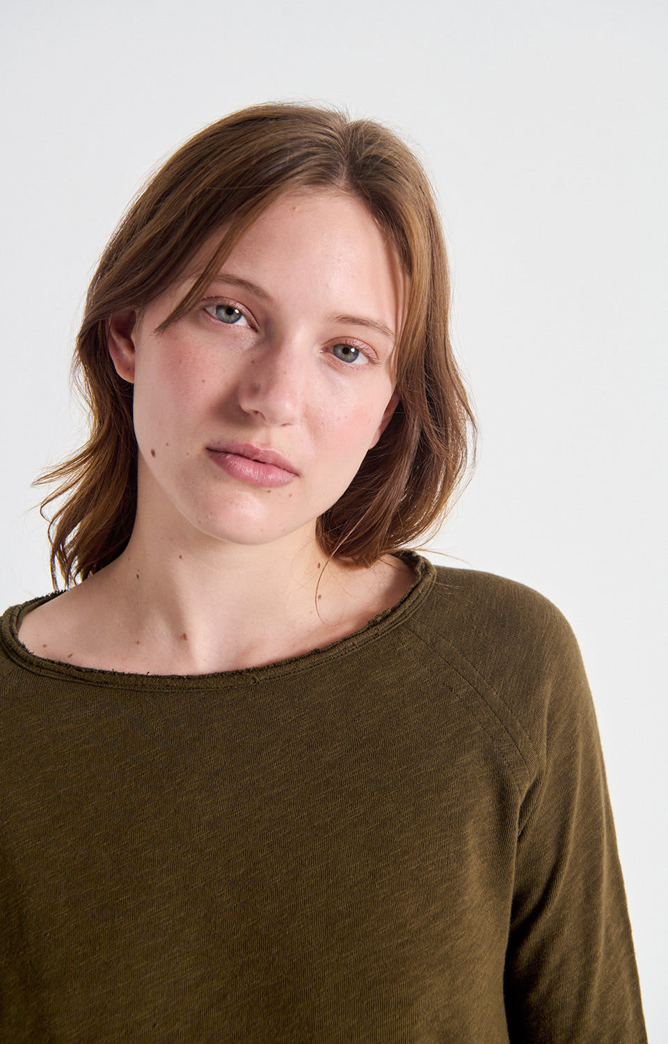 American Vintage L/S T-Shirt in Vintage Wood