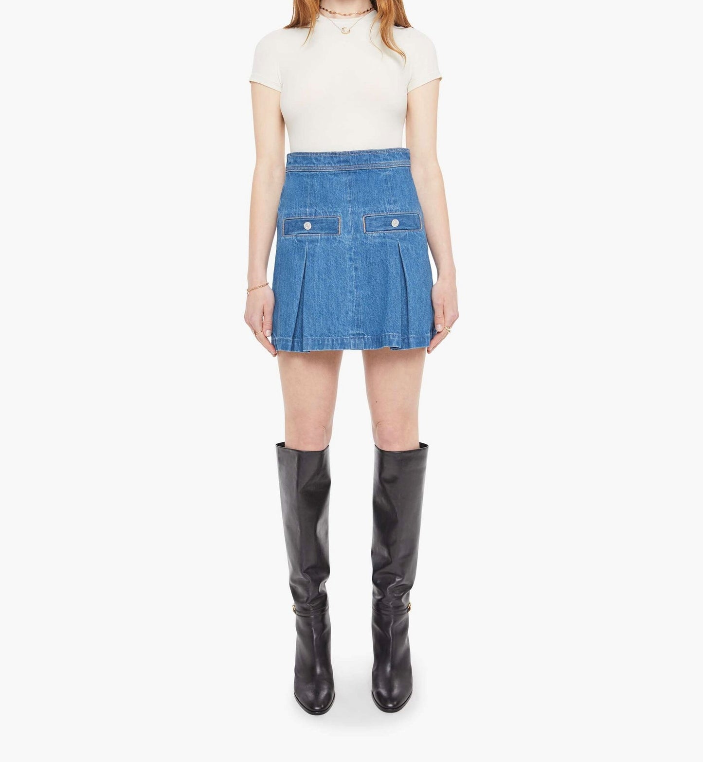 Mother The Take In Interest Skirt