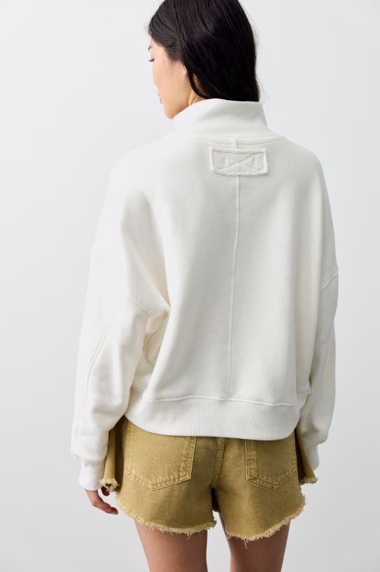 Free People Timeless Pullover in Clean Ivory