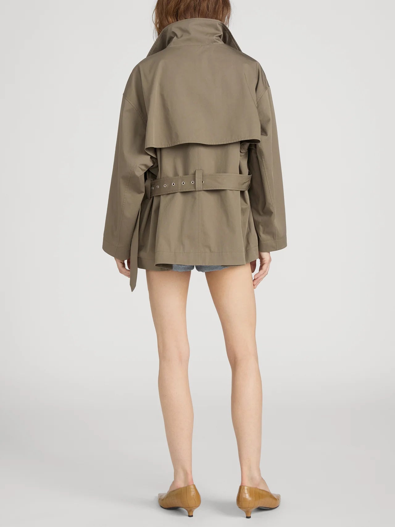 Frame Short Field Trench in Khaki