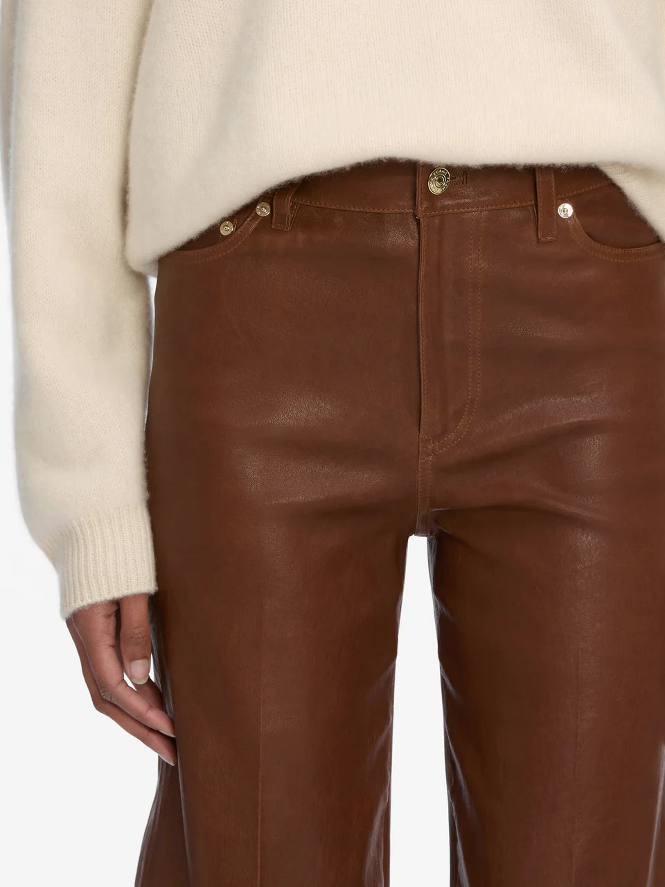 Frame Le Slim Palazzo Leather F-WF25LPA010