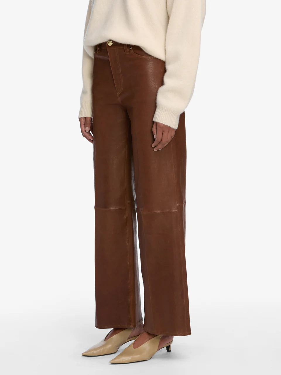 Frame Le Slim Palazzo Leather F-WF25LPA010