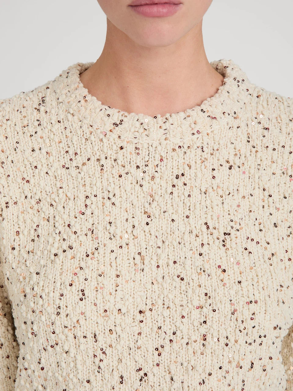 Frame The Confetti Sweater in Cream