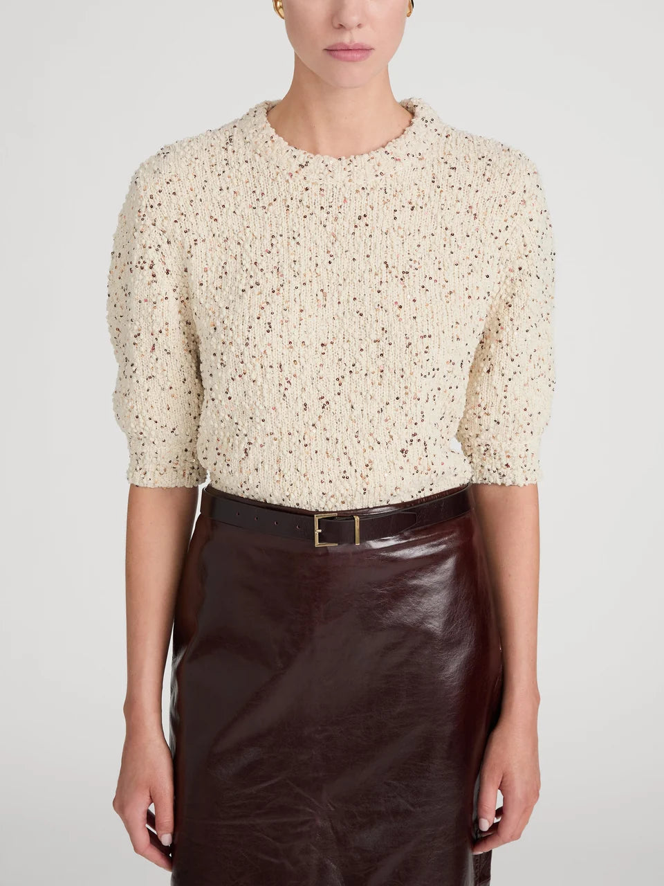 Frame The Confetti Sweater in Cream