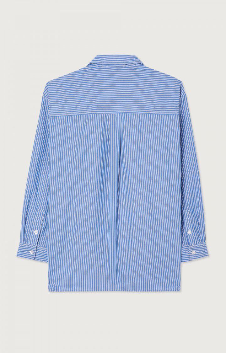 American Vintage Shirt in Aqua Stripes