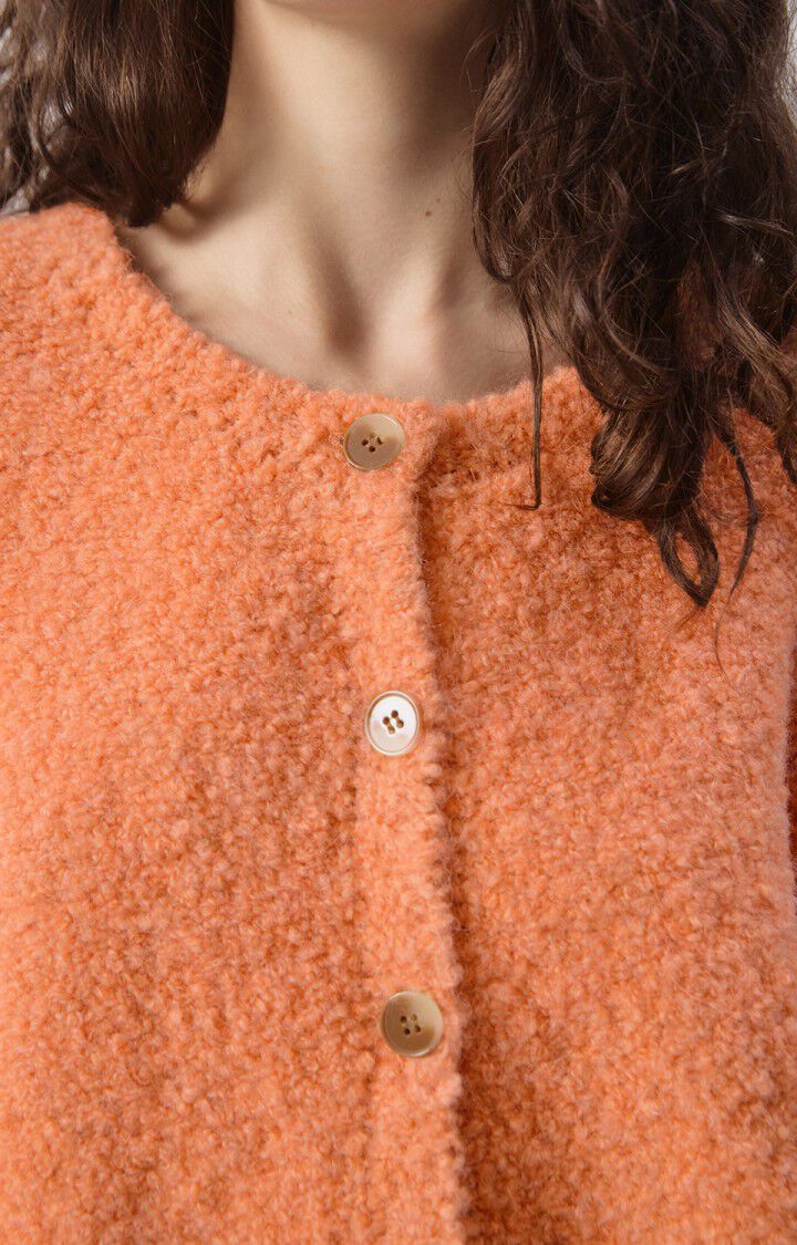American Vintage Cardigan in Nude Melange