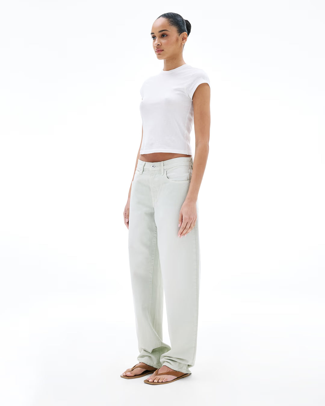SLVRLAKE  Tess Long in Vintage Aloe