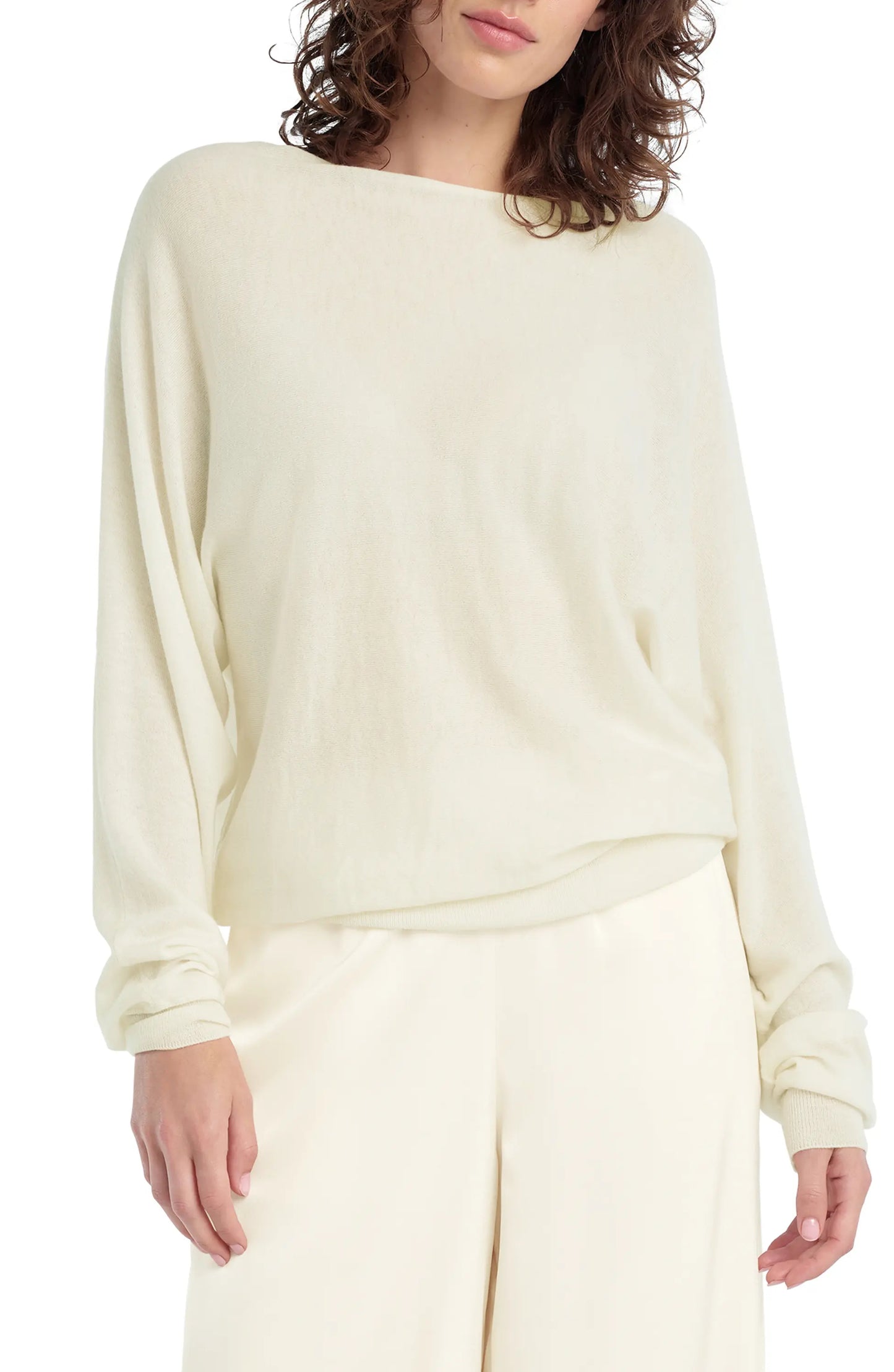 Favorite Daughter The Effortless Sweater in Ivory
