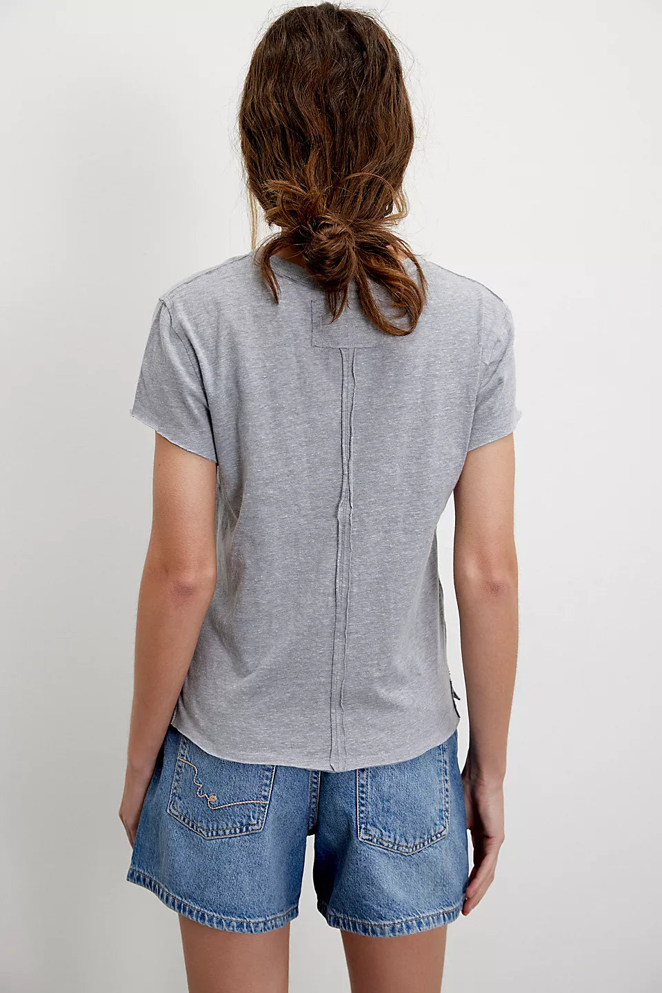 Free People Nina Tee Heather Gray