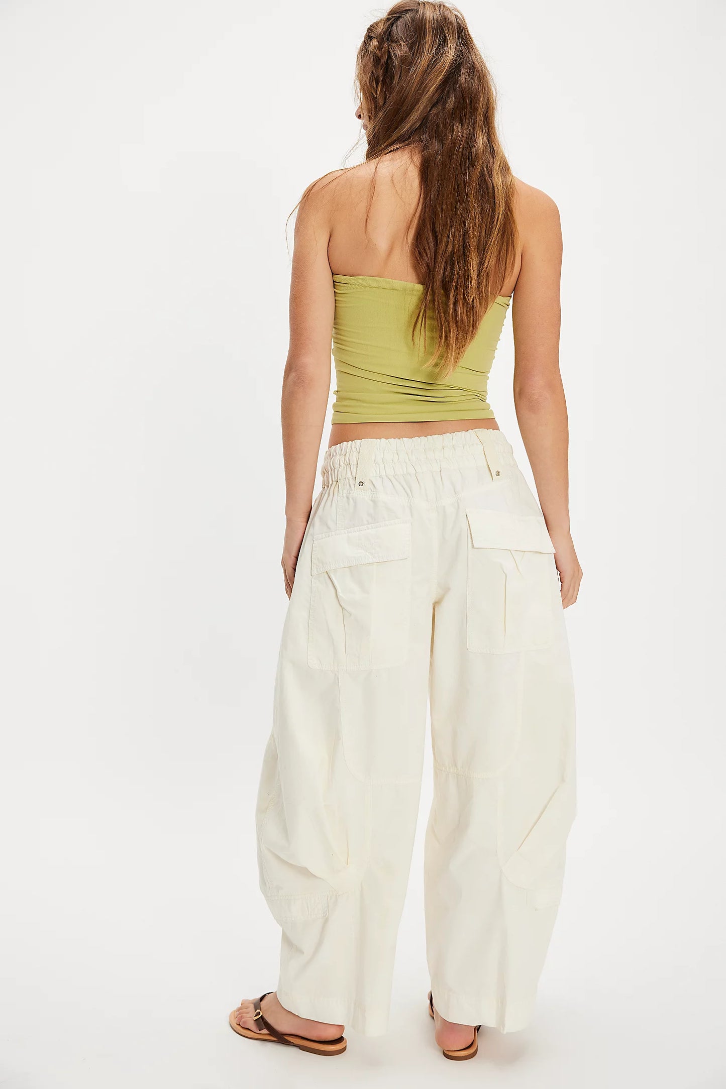 Free People Onset Parachute Pant in Tofu