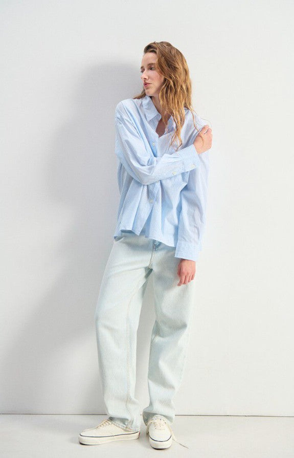 American Vintage Shirt in Vitamin Blue