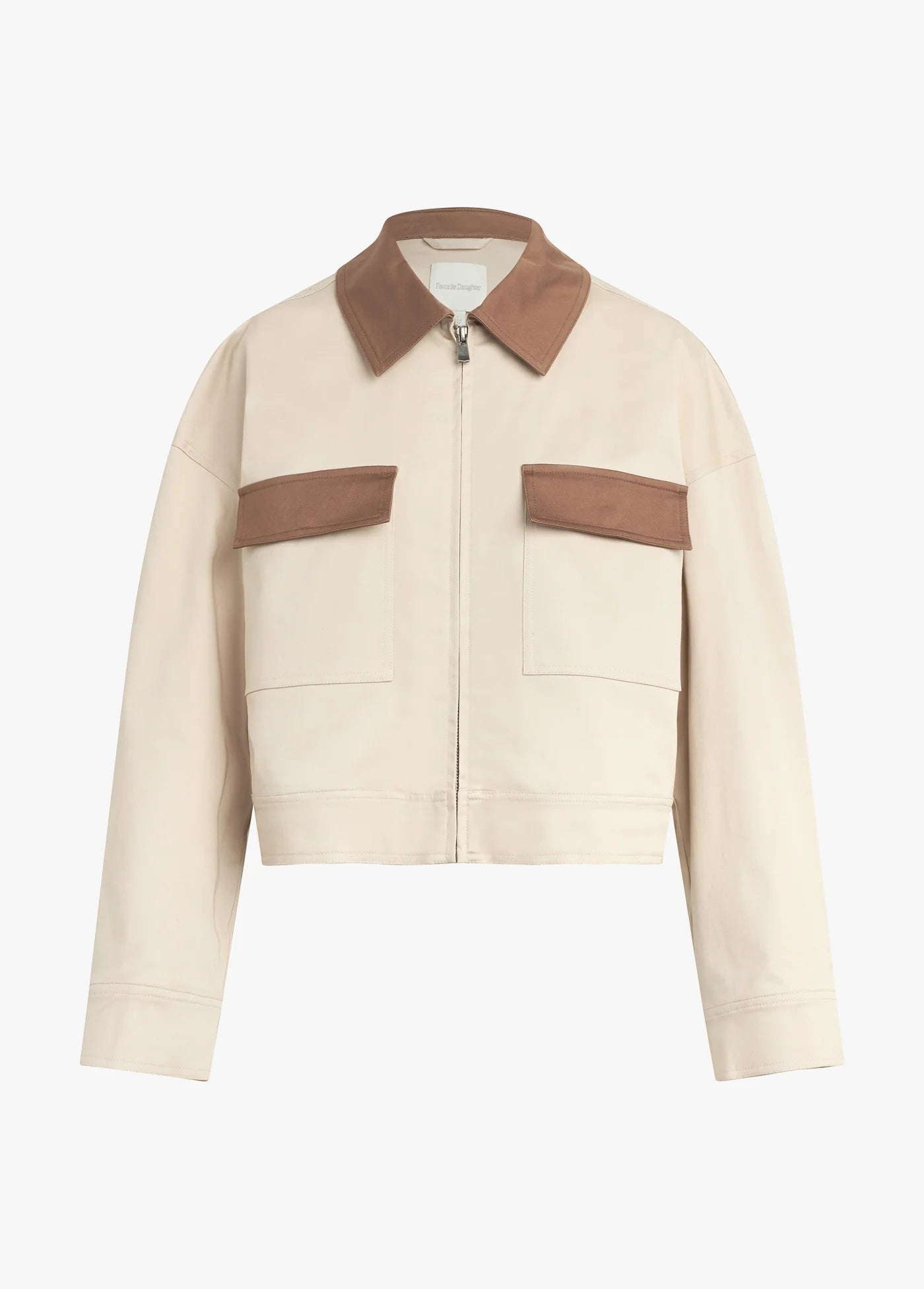 Favorite Daughter The Monica Jacket in Beige Khaki