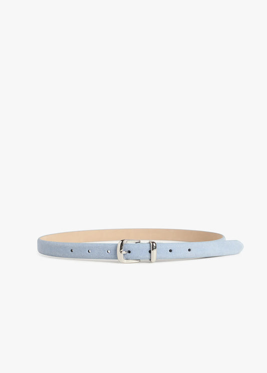 Favorite Daughter The Dottie Belt in Soft Blue Polished