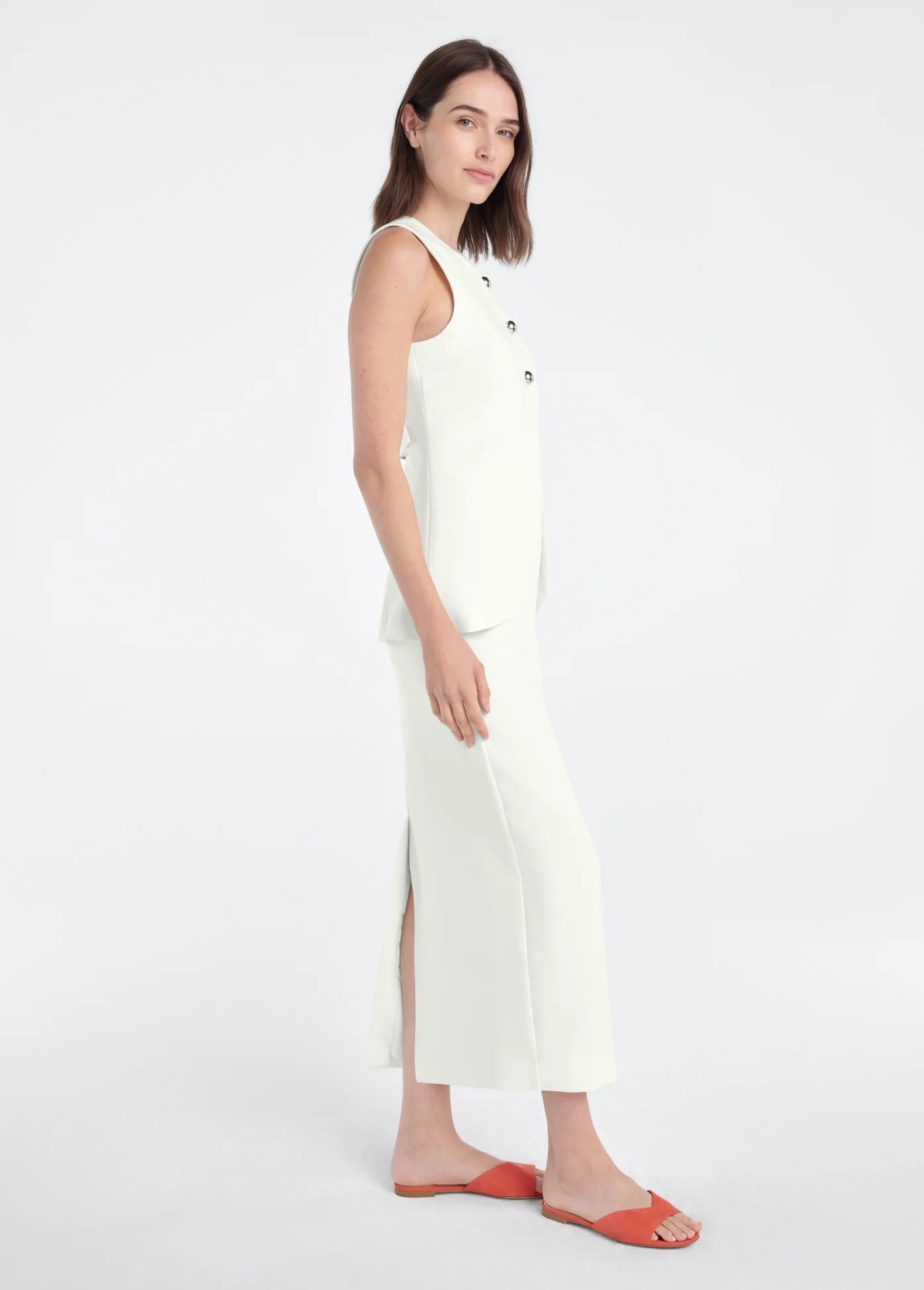 Favorite Daughter The Rachel Skirt in Pearl