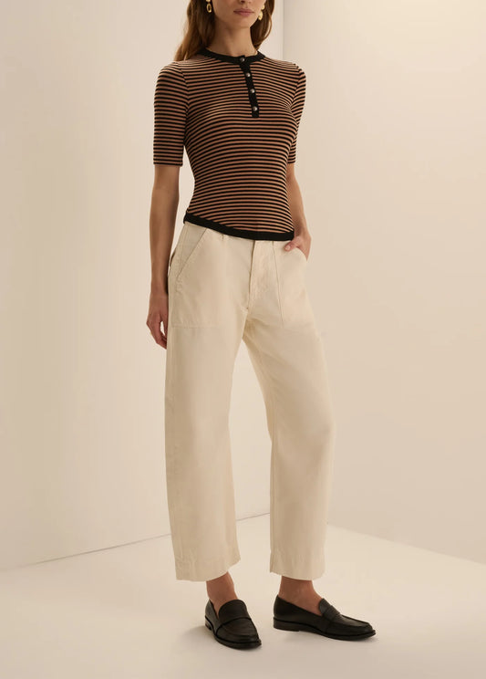 Favorite daughter Foundation Henley in Camel/Black