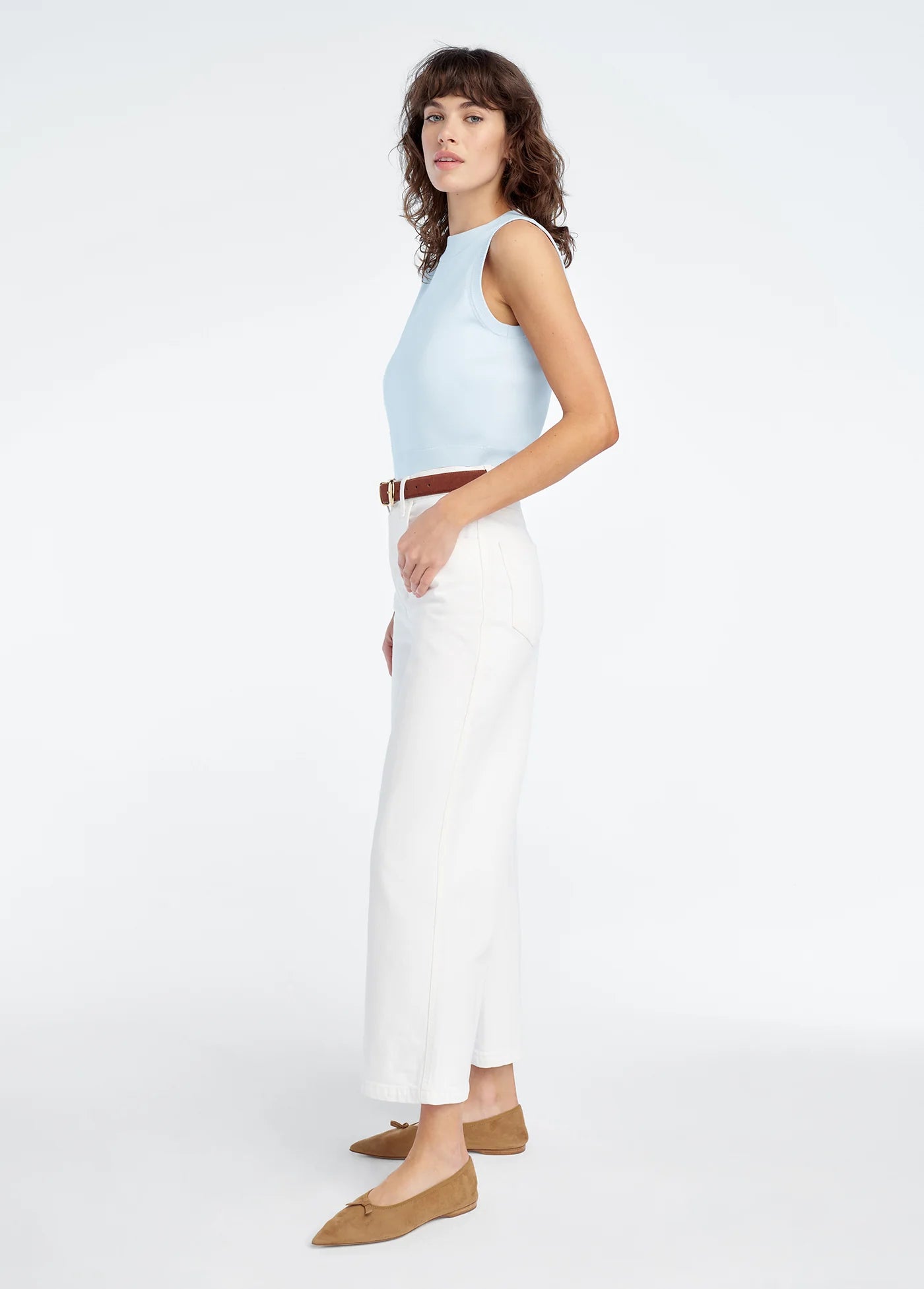 Favorite Daughter The Cecilia Tank in Sky Blue