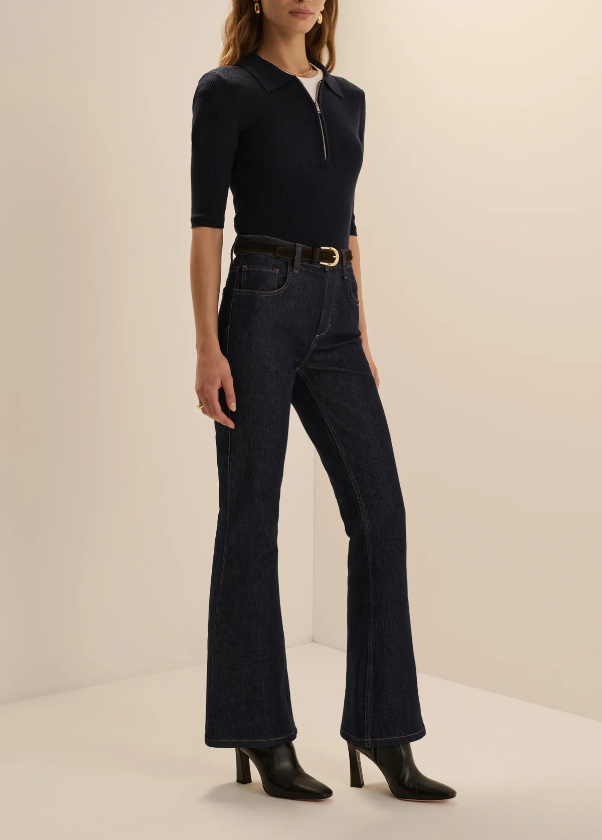 Favorite Daughter Downtown Polo in Navy
