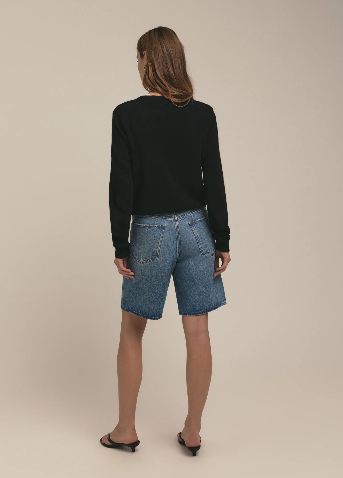 Favorite Daughter The Favorite Cashmere Crew Black